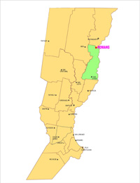 Mapa Romang